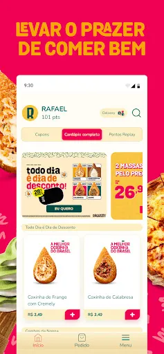 Скриншот 2 — Ragazzo: Descontos e Delivery