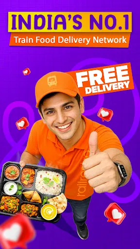 Скриншот 1 — RailRestro-Order Food on Train