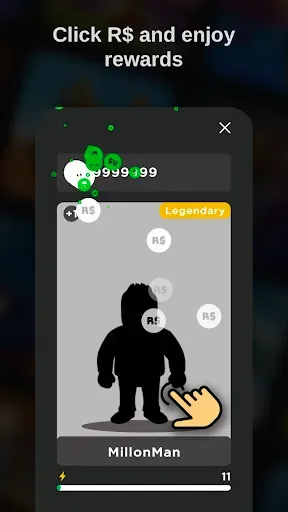 Скриншот 2 — Robux Clicker and RBX Counter