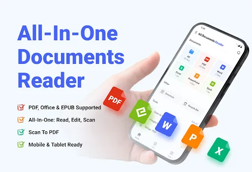 Скриншот 1 — All Document Reader: PDF/Word