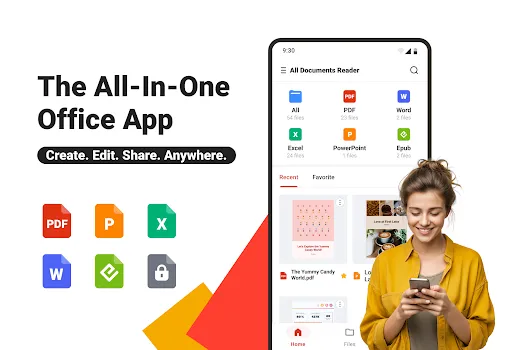 Скриншот 1 — All Documents Reader:PDF/Word