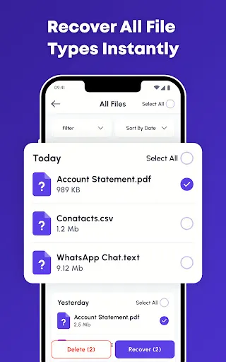 Скриншот 5 — All Recovery:Photos & Videos