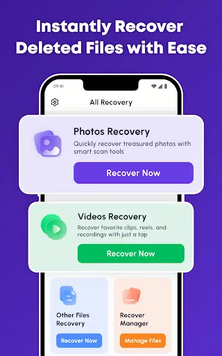 Скриншот 8 — All Recovery:Photos & Videos