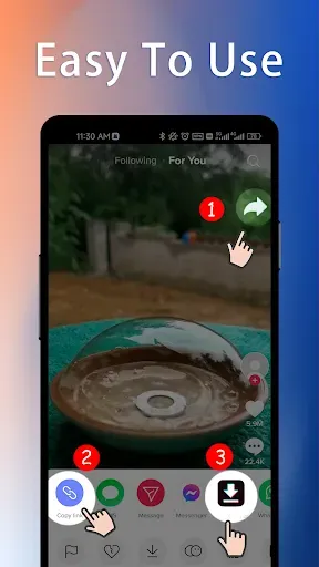 Скриншот 2 — TikSaver : Watermark Remover
