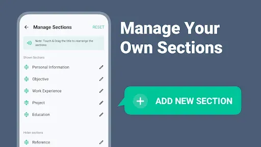Скриншот 4 — Resume Builder & CV Maker