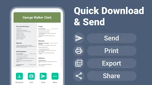 Скриншот 5 — Resume Builder & CV Maker