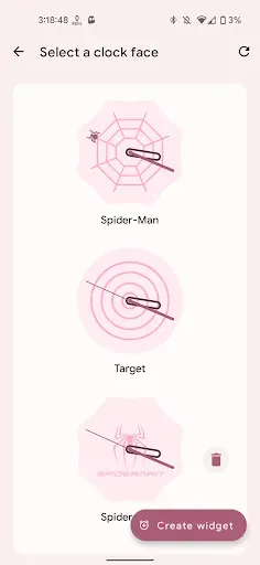 Скриншот 3 — Clock Widget (Material You)
