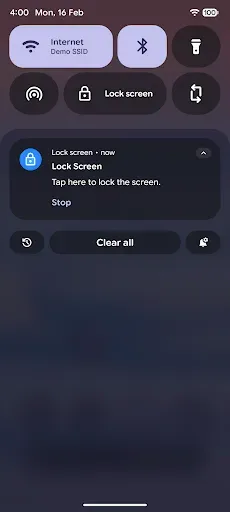 Скриншот 3 — One Click Lock Screen