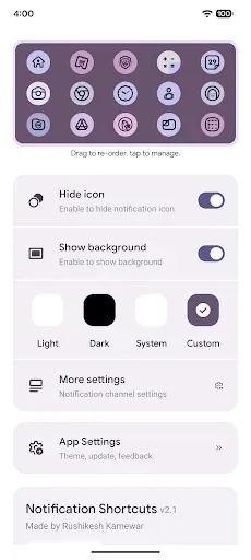 Скриншот 3 — Notification Shortcuts