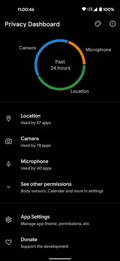 Скриншот 6 — Privacy Dashboard