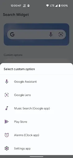 Скриншот 8 — Search Widget (Material You)