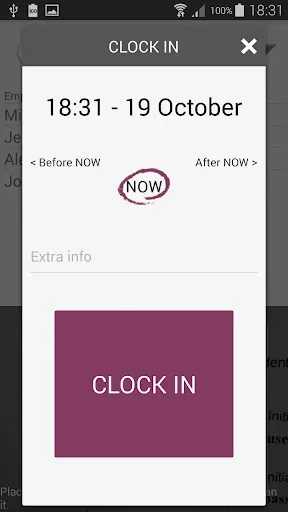 Скриншот 5 — ClockIn - Employee tracking