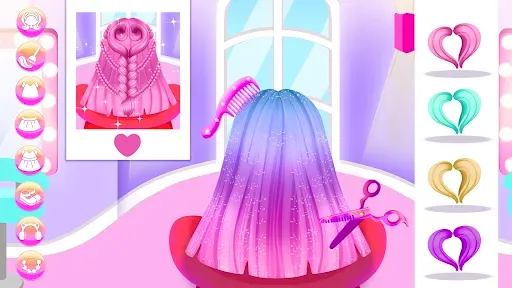 Скриншот 6 — Hair Salon and Dress Up Girl