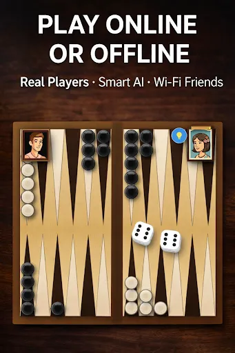 Скриншот 1 — Clean Backgammon Pro