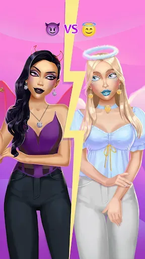 Скриншот 1 — Emoji Makeup Game