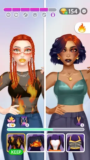 Скриншот 4 — Emoji Makeup Game