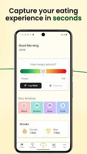 Скриншот 2 — Eating Buddy: Food Diary