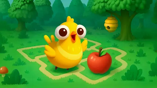 Скриншот 1 — Help the Bird: Kids Game