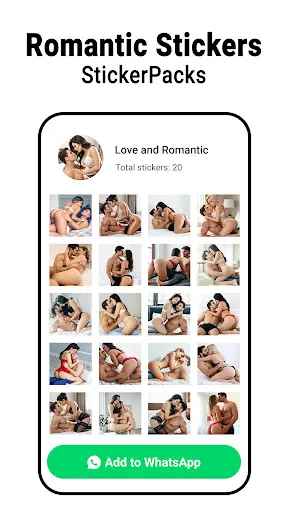 Скриншот 1 — Любовные стикеры - WASticker