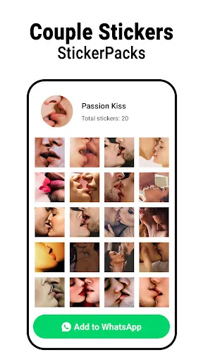 Скриншот 3 — Любовные стикеры - WASticker