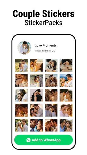 Скриншот 5 — Любовные стикеры - WASticker