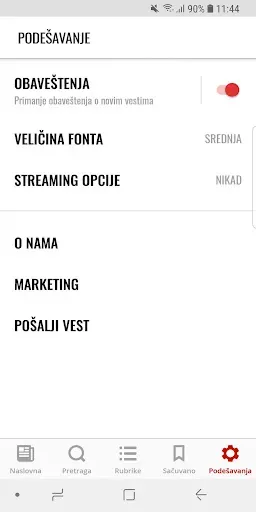 Скриншот 5 — Telegraf Najnovije Vesti