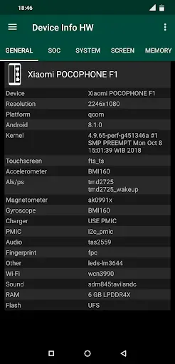 Скриншот 5 — Device Info HW