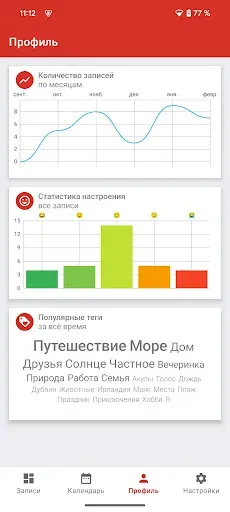 Скриншот 5 — Дневник и заметки с паролем