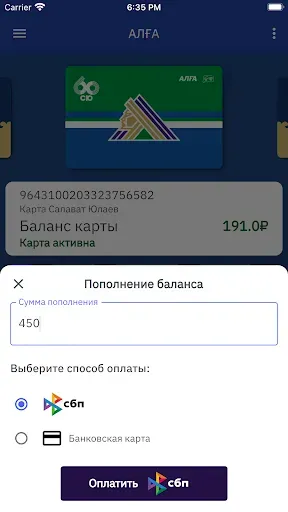 Скриншот 7 — Транспортная карта АЛҒА
