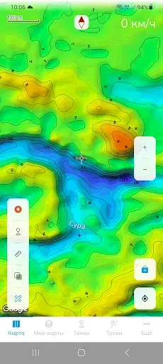Скриншот 2 — Глубины водоемов для рыбалки