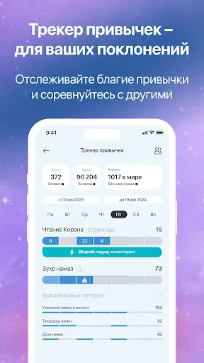 Скриншот 5 — Deenly - Коран, Намаз, Зикр