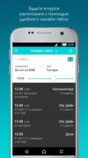 Скриншот 2 — Московский аэропорт Домодедово