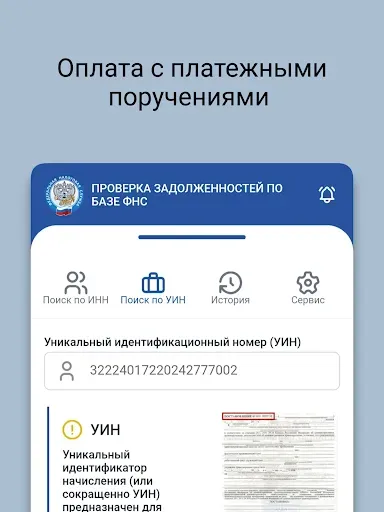 Скриншот 7 — Налоги ФНС РФ: Оплата Налогов