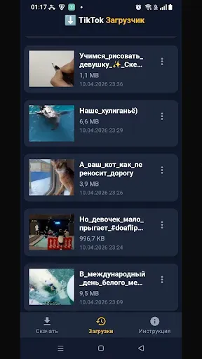 Скриншот 5 — Скачать видео из TikTok