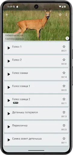 Скриншот 3 — Манок на копытных животных