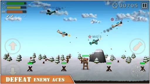 Скриншот 1 — Sky Aces 2