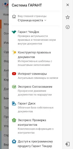 Скриншот 1 — ГАРАНТ