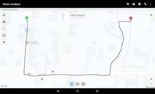 Скриншот 3 — Mock Locations (fake GPS path)