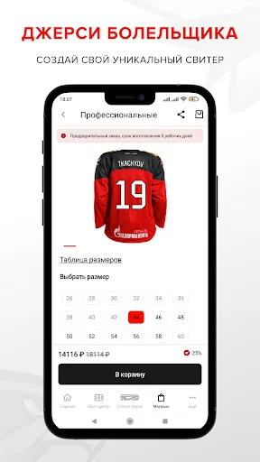 Скриншот 3 — ХК «Авангард»