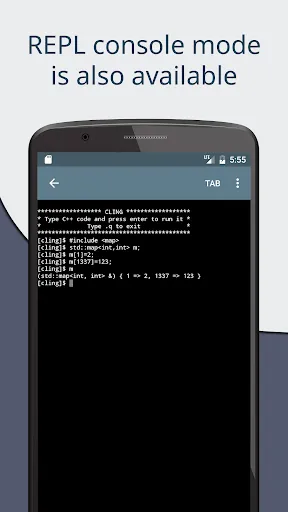 Скриншот 8 — Cxxdroid - C/C++ compiler IDE