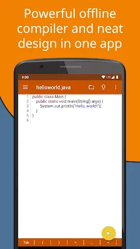 Скриншот 1 — Jvdroid Pro - IDE for Java