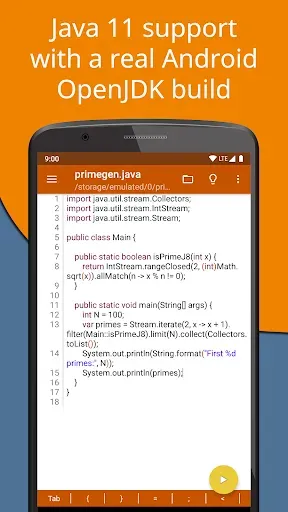 Скриншот 2 — Jvdroid Pro - IDE for Java