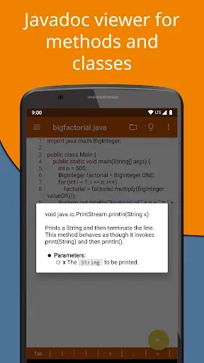 Скриншот 5 — Jvdroid Pro - IDE for Java
