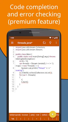 Скриншот 4 — Jvdroid - IDE for Java