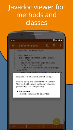 Скриншот 5 — Jvdroid - IDE for Java