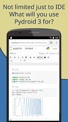 Скриншот 8 — Pydroid 3 - IDE for Python 3