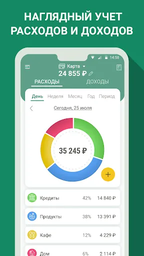 Скриншот 1 — Финансы - бюджет, расходы