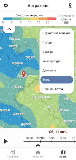 Скриншот 6 — Погода Гидрометцентр России