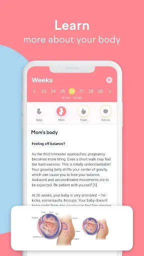 Скриншот 4 — Pregnancy Tracker: amma
