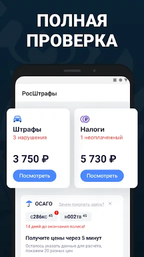 Скриншот 5 — Штрафы ГИББДД и налоги онлайн